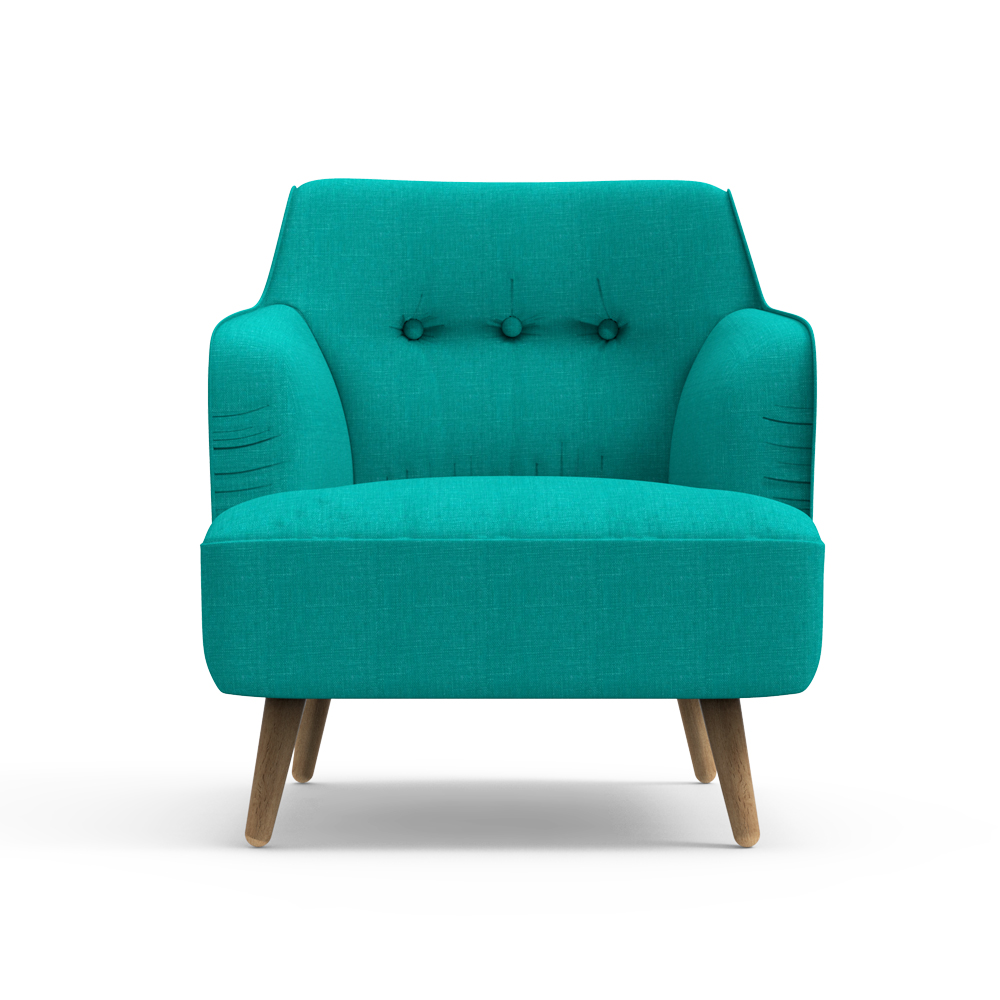 Haven Arm Chair-Blue