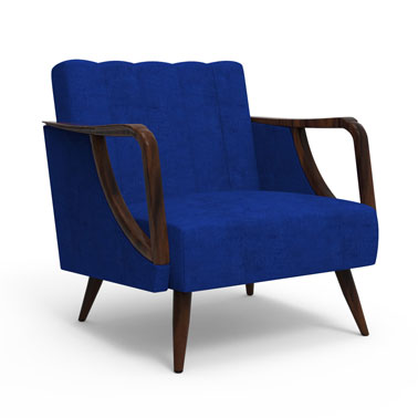 Ilex Arm chair - Berry Blue