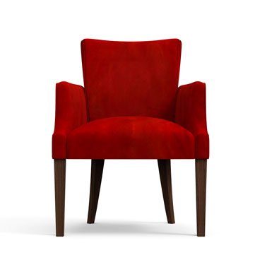 Floret Chair-Scarlet Red