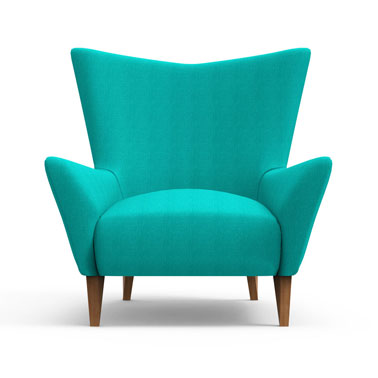 Swain Club Chair- Blue