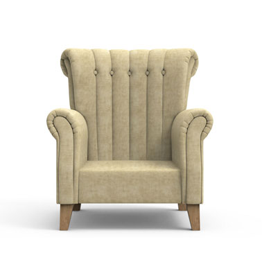 Brice Club Chair - Oat Brown