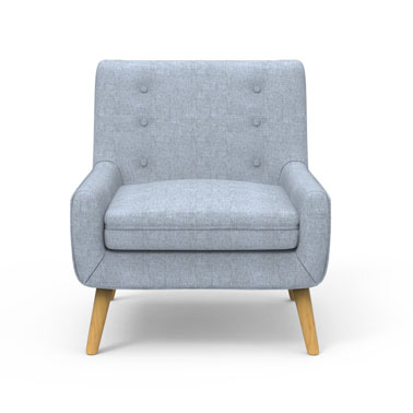 Dashen Armchair - Coin Grey