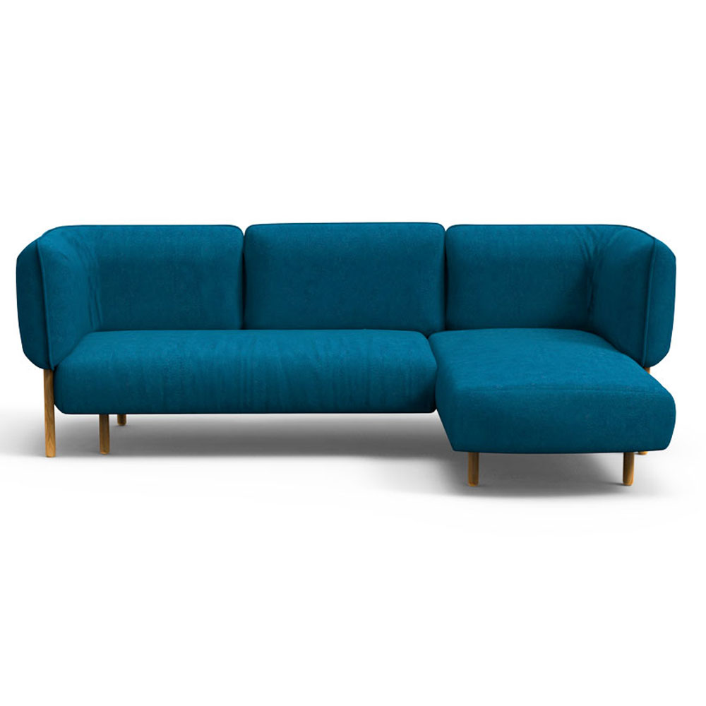 Bubbles Sectional  Sofa - Cerulean Blue