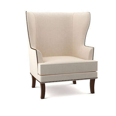 RAINFOREST ITALY ANTIQUE WING CHAIR