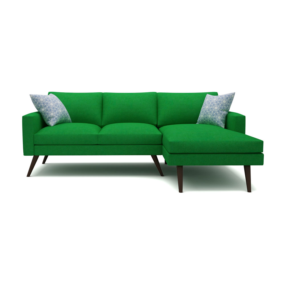 Dane Sectional Sofa - Forest Green