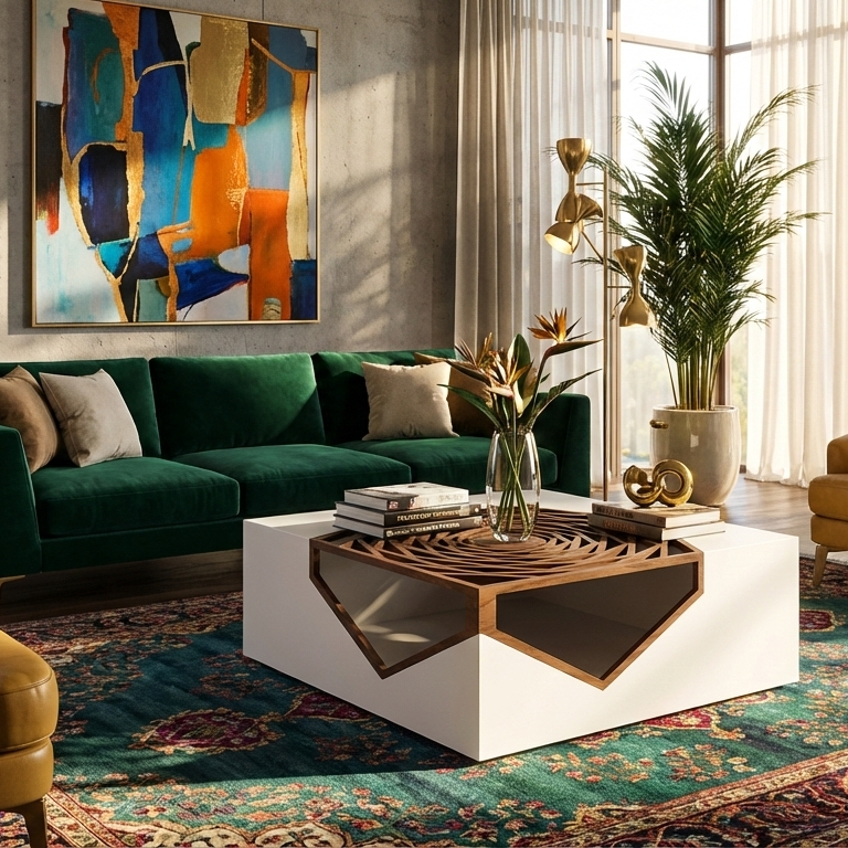 OCTAMETRIC TABLE WHITE