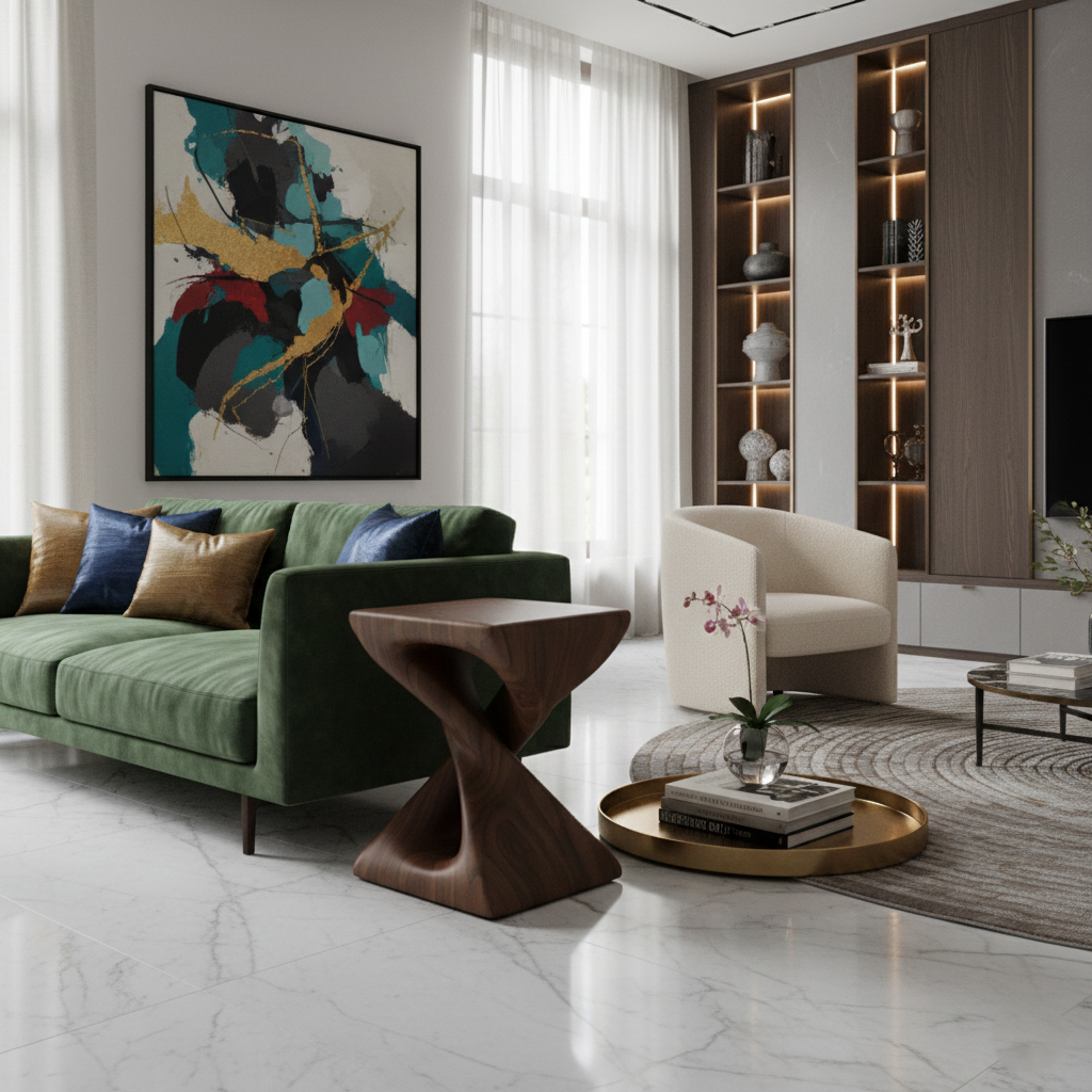 TWISTED KNOT END TABLE