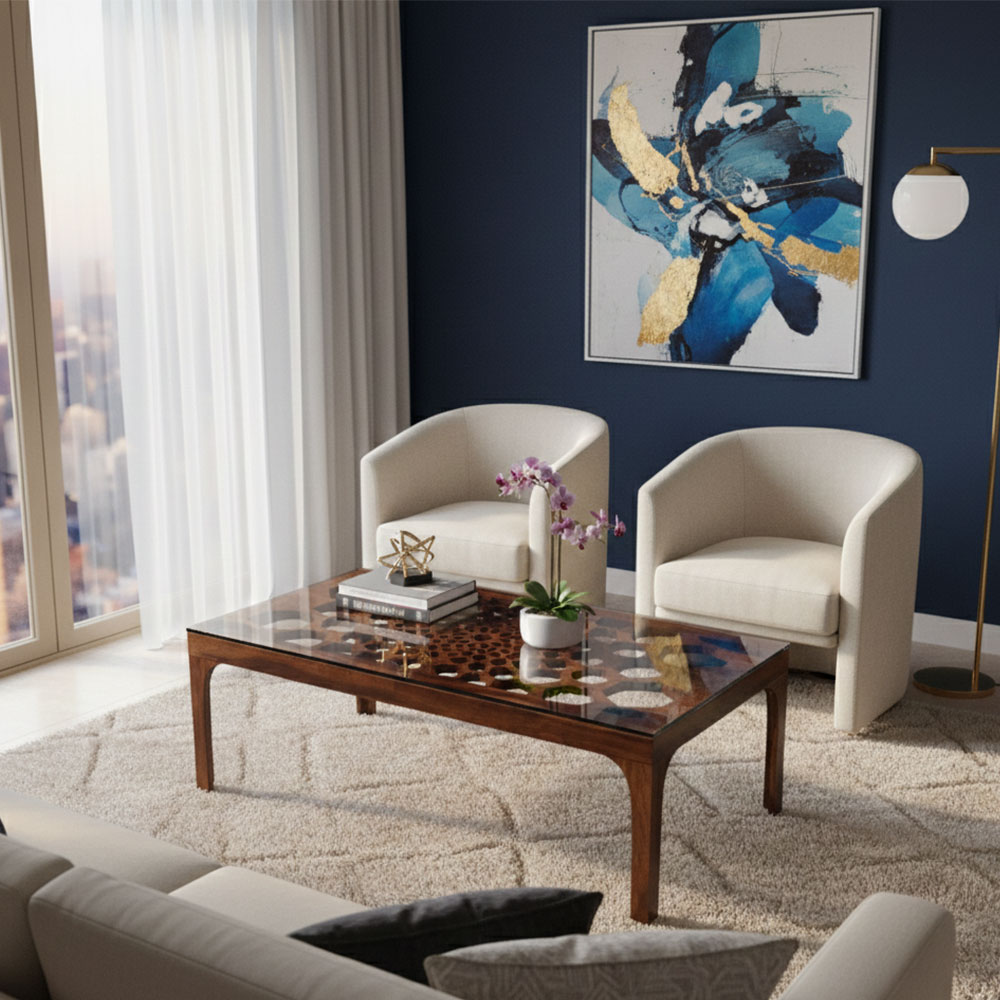 HONEYCOMB TABLE - NATURAL