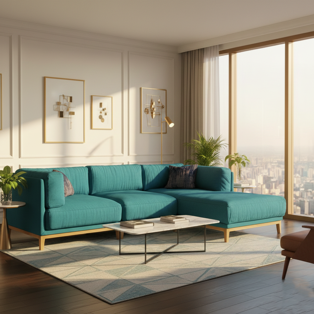 NEO Sectional Sofa - Blue