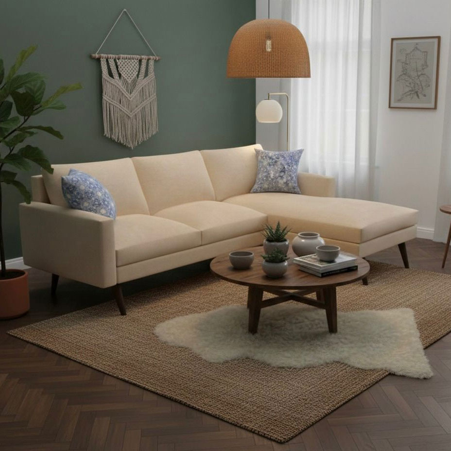 Dane Sectional Sofa - Beige