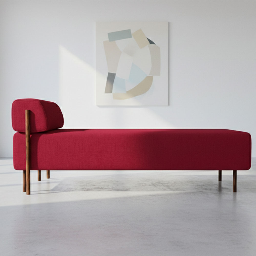 Rest lounger - Red