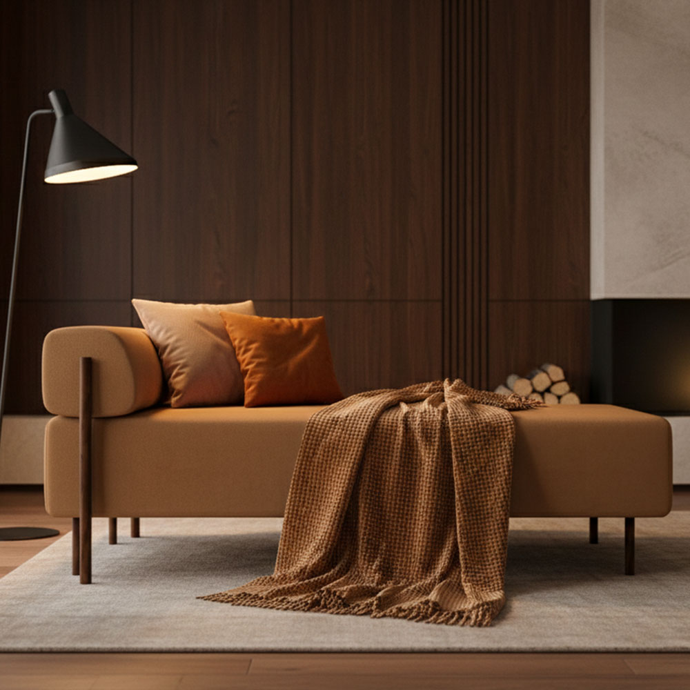 Rest lounger - Brown