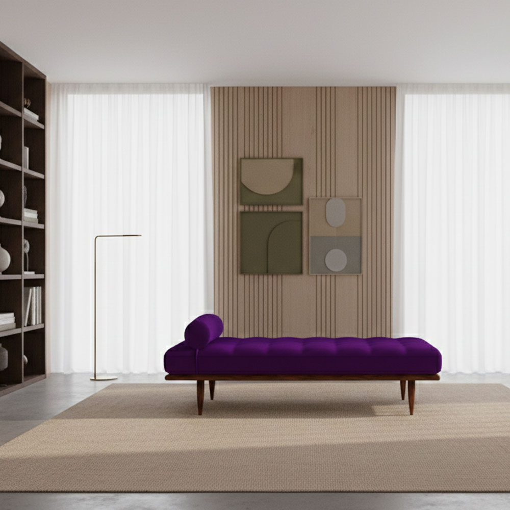 Noslen Quilted daybed - Violet