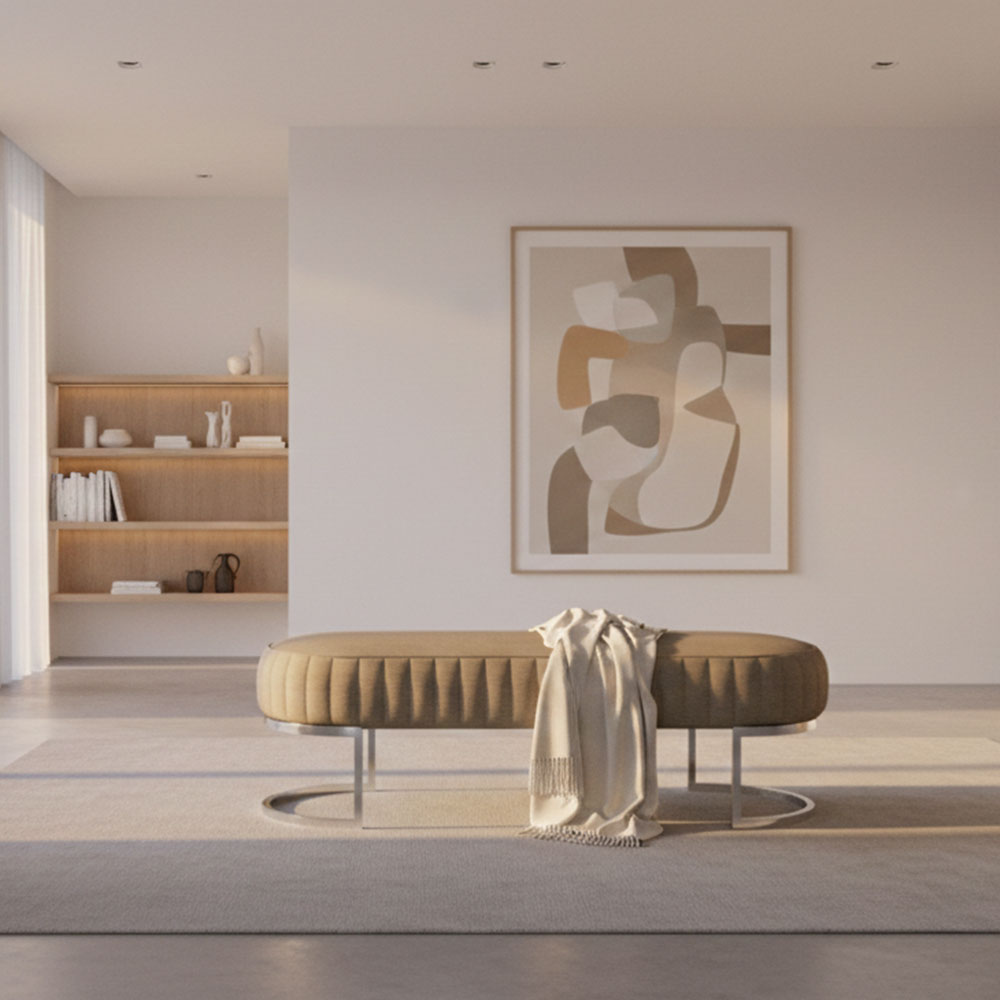 Bubblegum Lounger - Biscotti