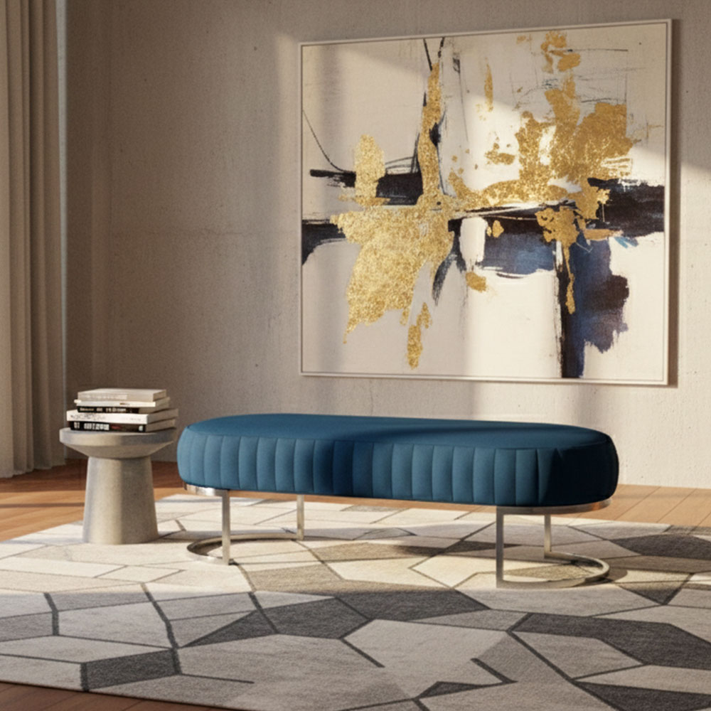 Bubblegum Lounger - Cobalt Blue