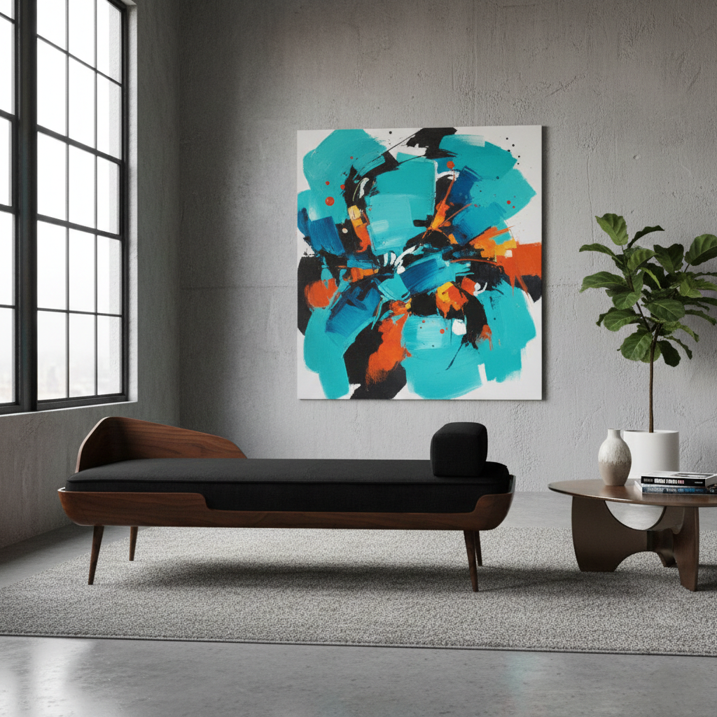 Collar Settee -Ebony Black