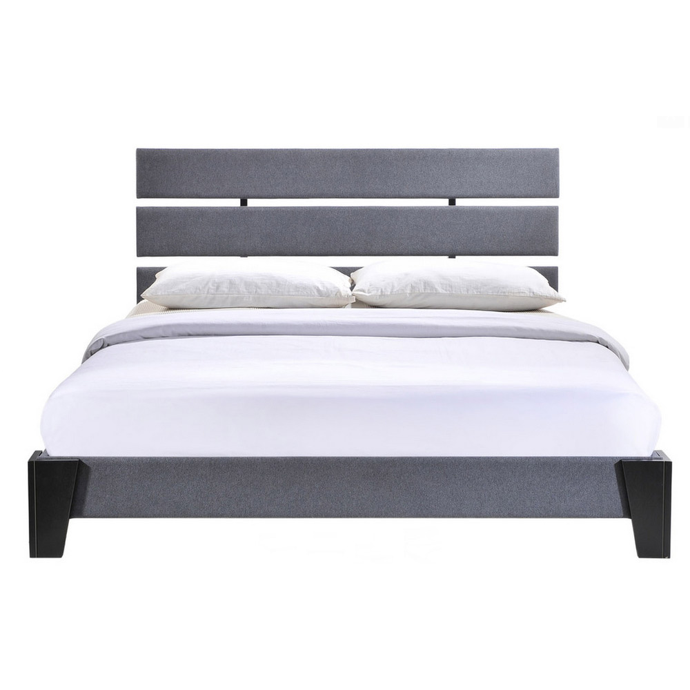 ZOE KING SIZE BED - GREY