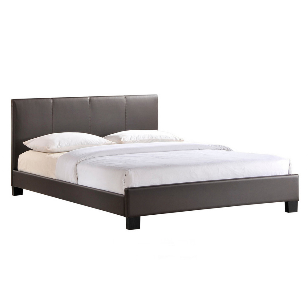 LOW HEIGHT LEATHERTTE BED - QUEEN SIZE