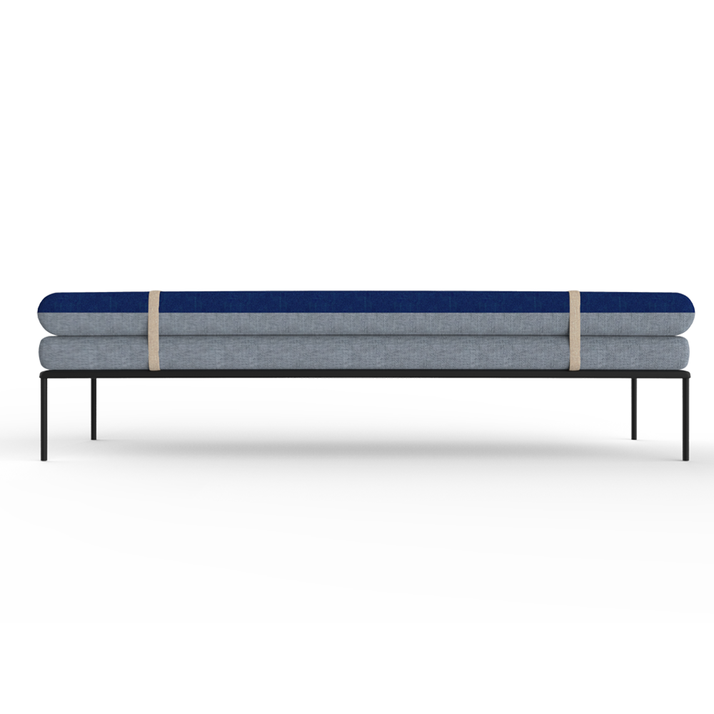Daybed Modern Settee - Navy Blue